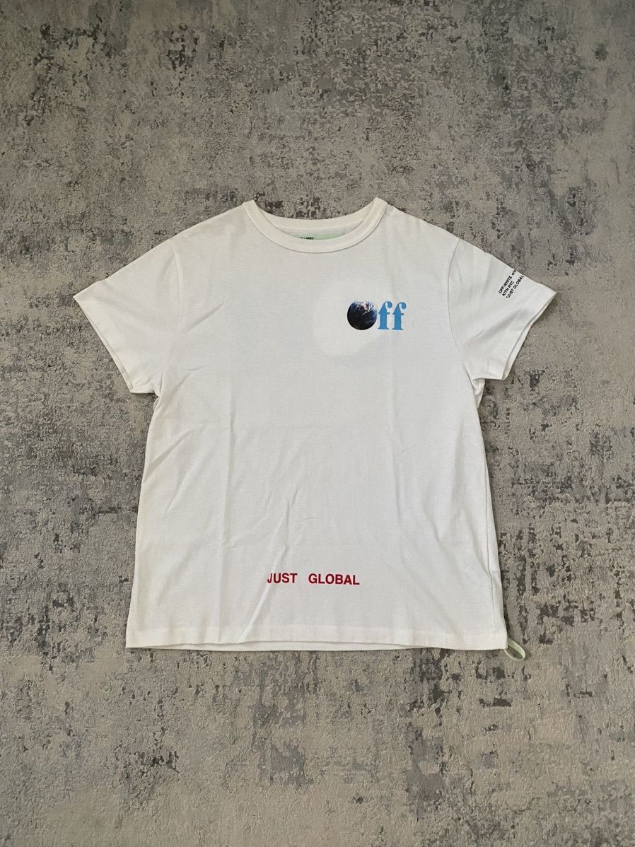 Off White X Ronnie Fieg Off White X Kith Just Global T Shirt Hoodie, Sweatshirt | FlexRushtees.com