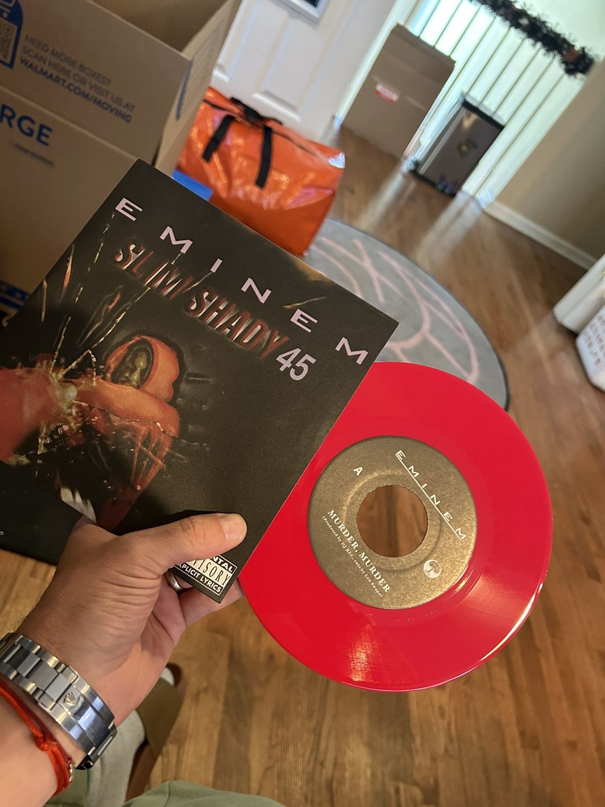 Eminem Special Edition 45 Signed By Chedda Bob T-Shirts, Hoodie, Sweatshirt | AU16VibeMintTees.com