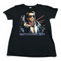 Gildan Terminator Shirt Black Movie Art Arnold Schwarzenegger Retro