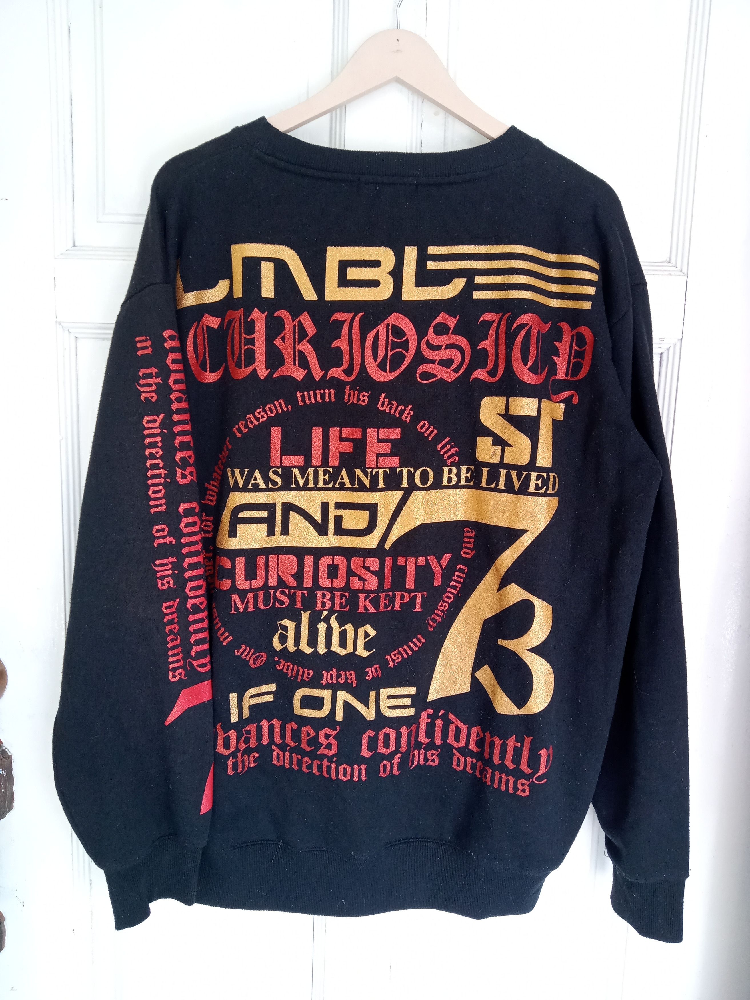 Brand Japanese Brand Shining Print Sweatshirt