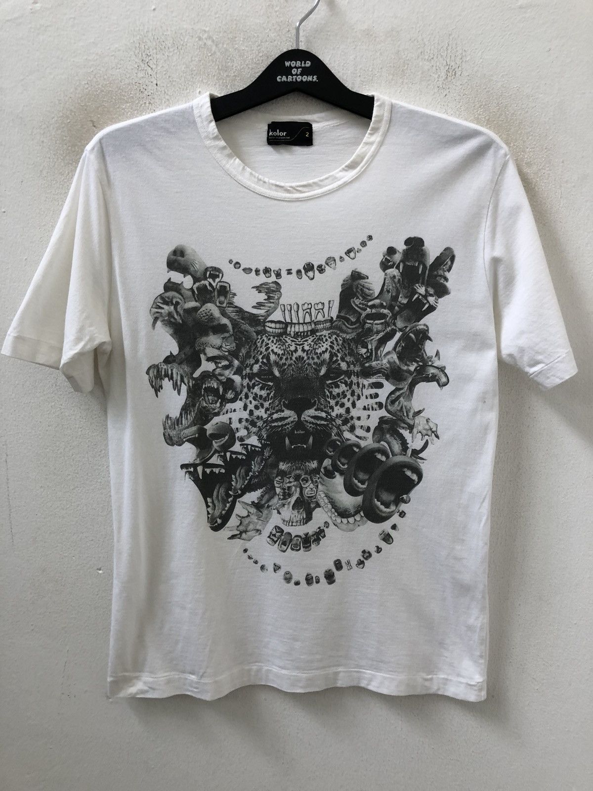 Kolor Made In Japan Teeth White T Shirt Hoodie, Sweatshirt | FlexRushtees.com