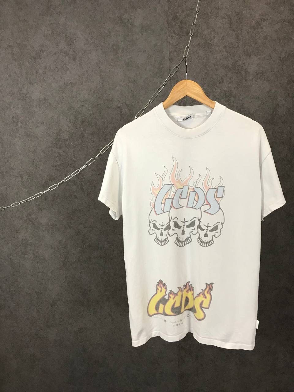 Gcds In Goal We Trust Overprinted Designer Tee Hoodie, Sweatshirt | FlexRushtees.com