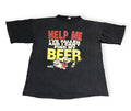 Vintage 90s Wording Tee Beer Hoodie, Sweatshirt | FlexRushtees.com