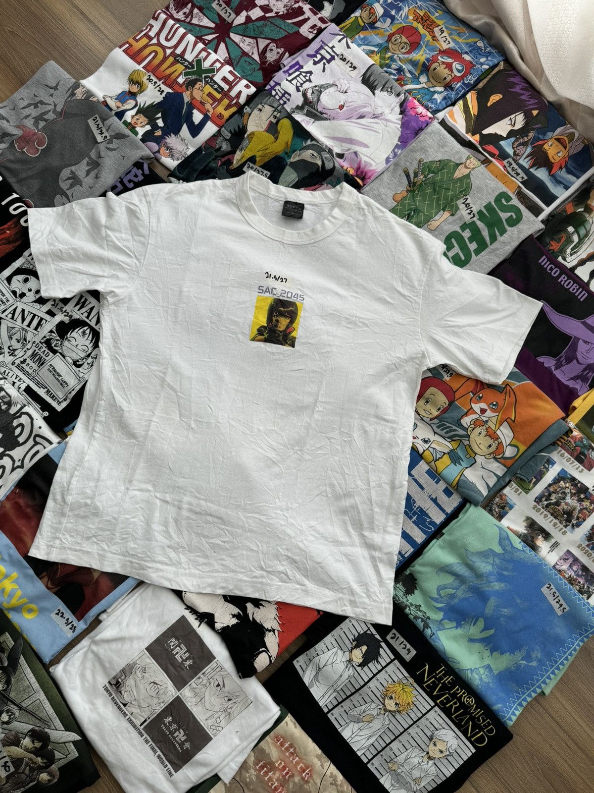 Japanese Brand Anime Rare Ghost In The Shell T-Shirts, Hoodie, Sweatshirt | FlexRushtees.com