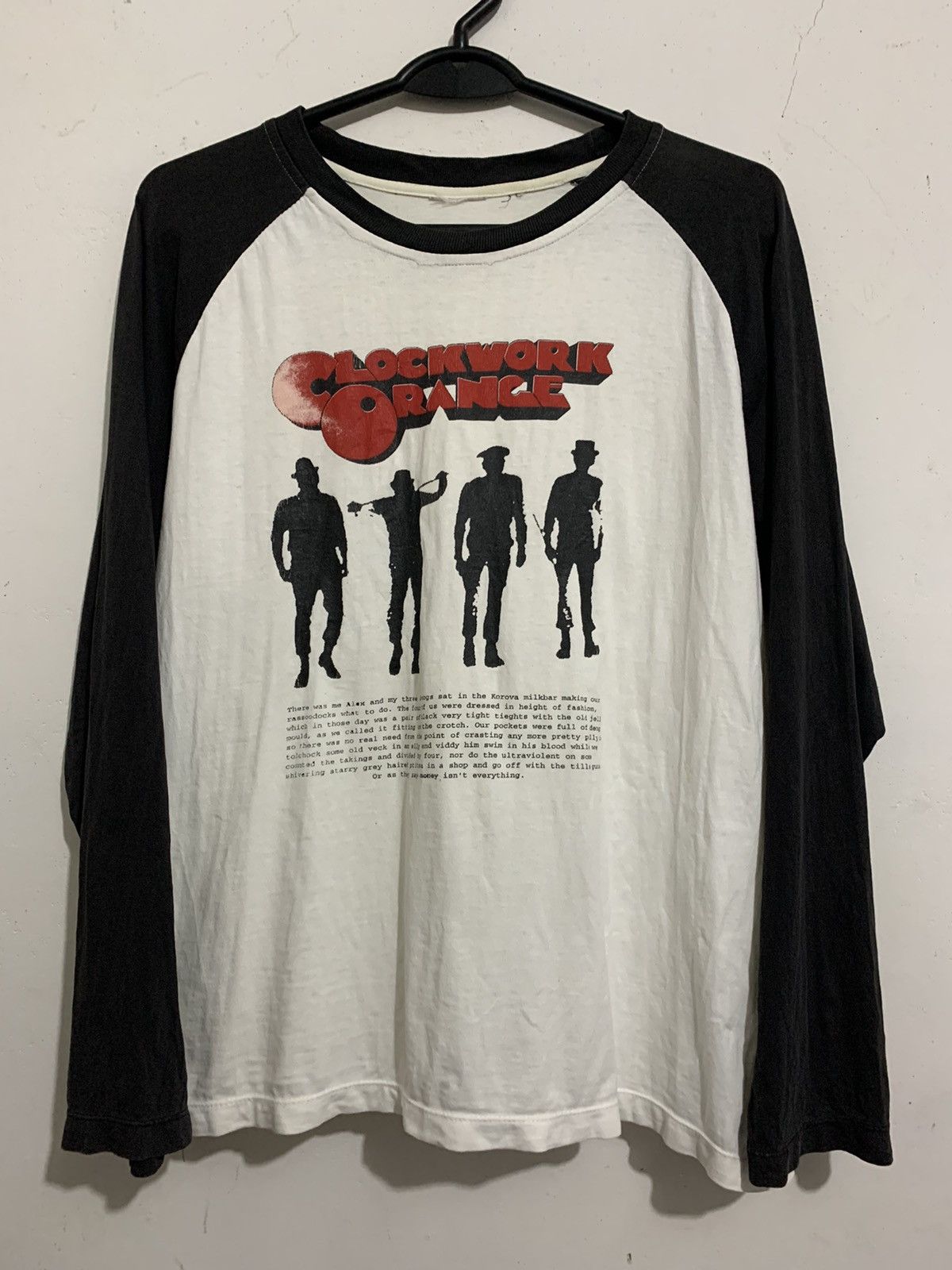 Blackfriday Vintage Clockwork Orange Long Sleeve Tee