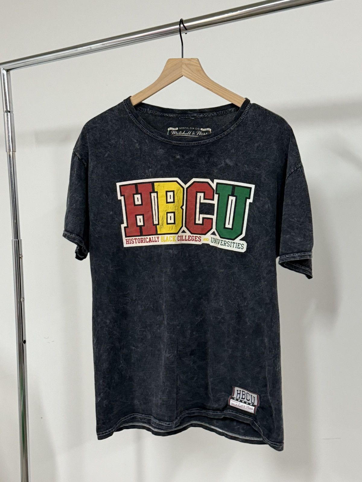 Ness Mitchell Ness Hbcu Tee Large Gray Ncaa Black Colleges Hoodie, Sweatshirt | FlexRushtees.com