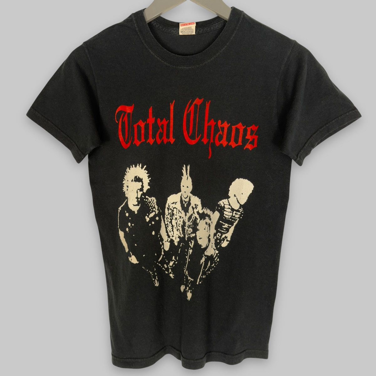 Band Tees Vintage Total Chaos Punk Band Screen Stars T Shirt