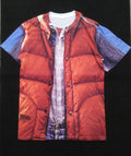 Vintage Back To The Future Overprint Shirt