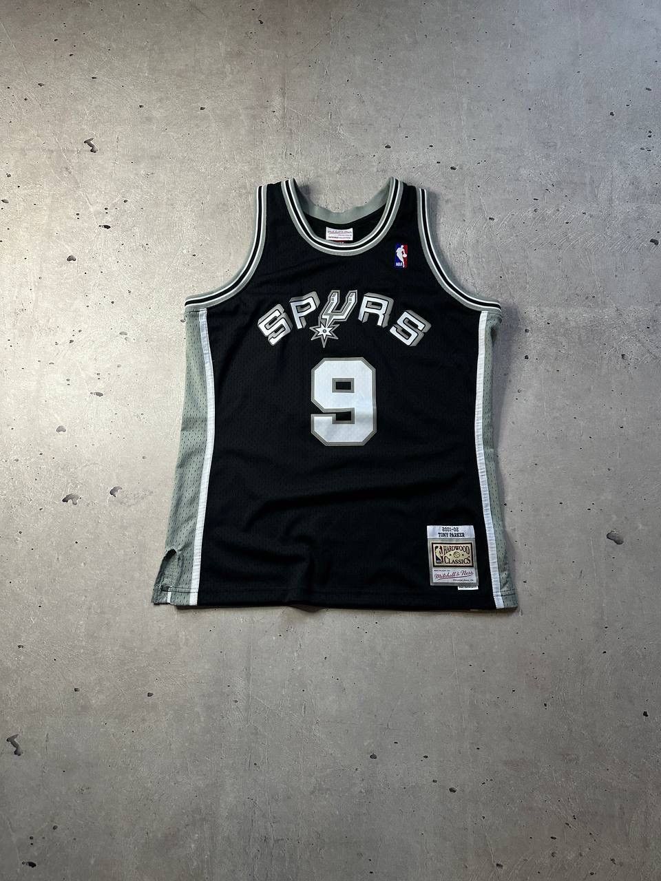 Nba San Antonio Spurs Tony Parker 2001 02 Hardwood Jersey Shirt