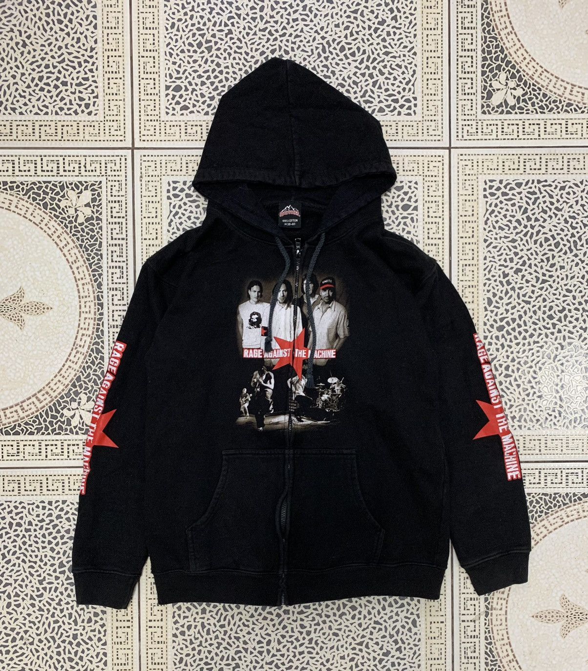 Vintage 00s Rage Against The Machine Zip Hoodie T-Shirts, Sweatshirt | FlexRushtees.com