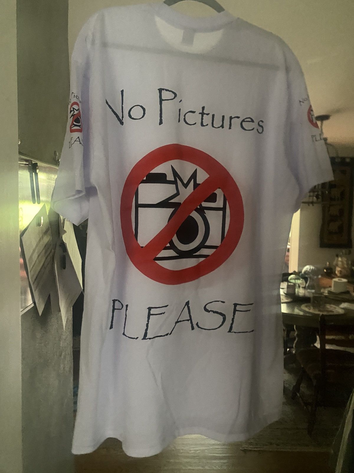Other Rare Joeyy Merch No Pictures Please Oversized Tee Hoodie, Sweatshirt | FlexRushtees.com