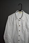 Smith Paul Smith Red Ear Japan Workwear M White Thick Cotton Shirt Hoodie, Sweatshirt | AU16VibeMintTees.com