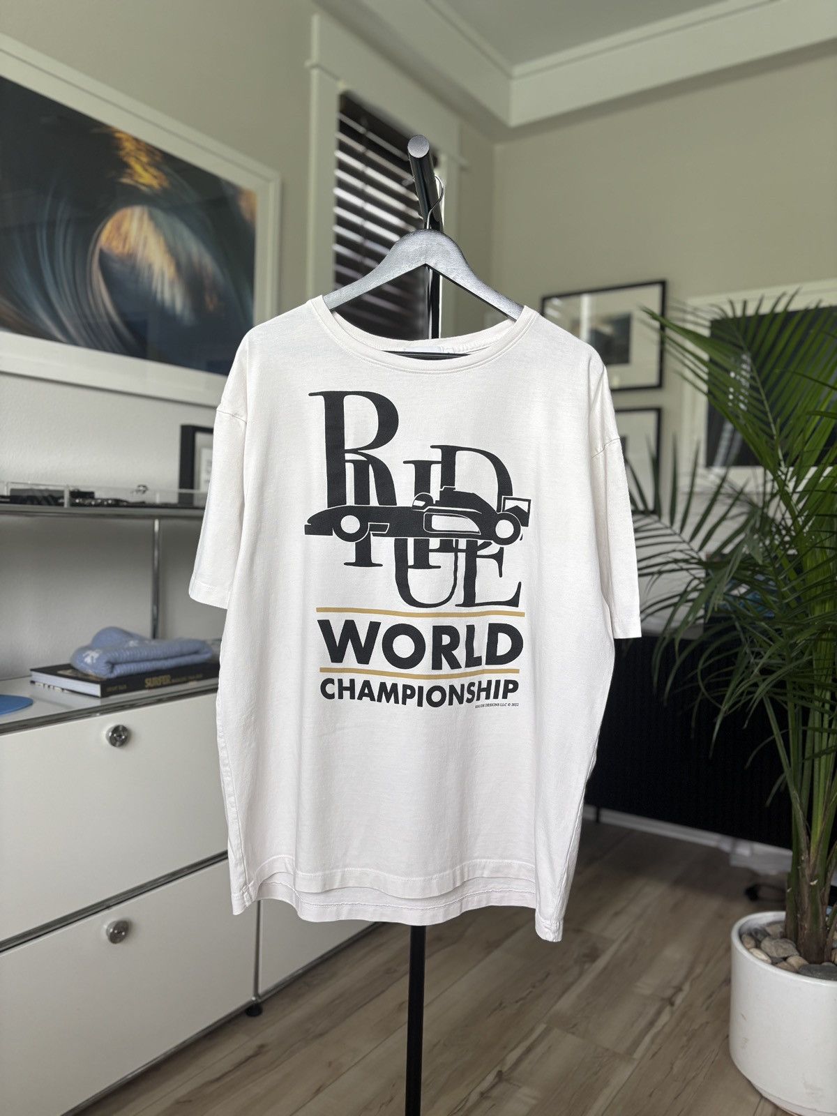 Rhude World Championship F1 Tee Hoodie, Sweatshirt | FlexRushtees.com