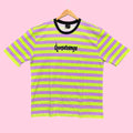 Goosebumps Logo Stripped Oversized Tee Xl Hoodie, Sweatshirt | FlexRushtees.com