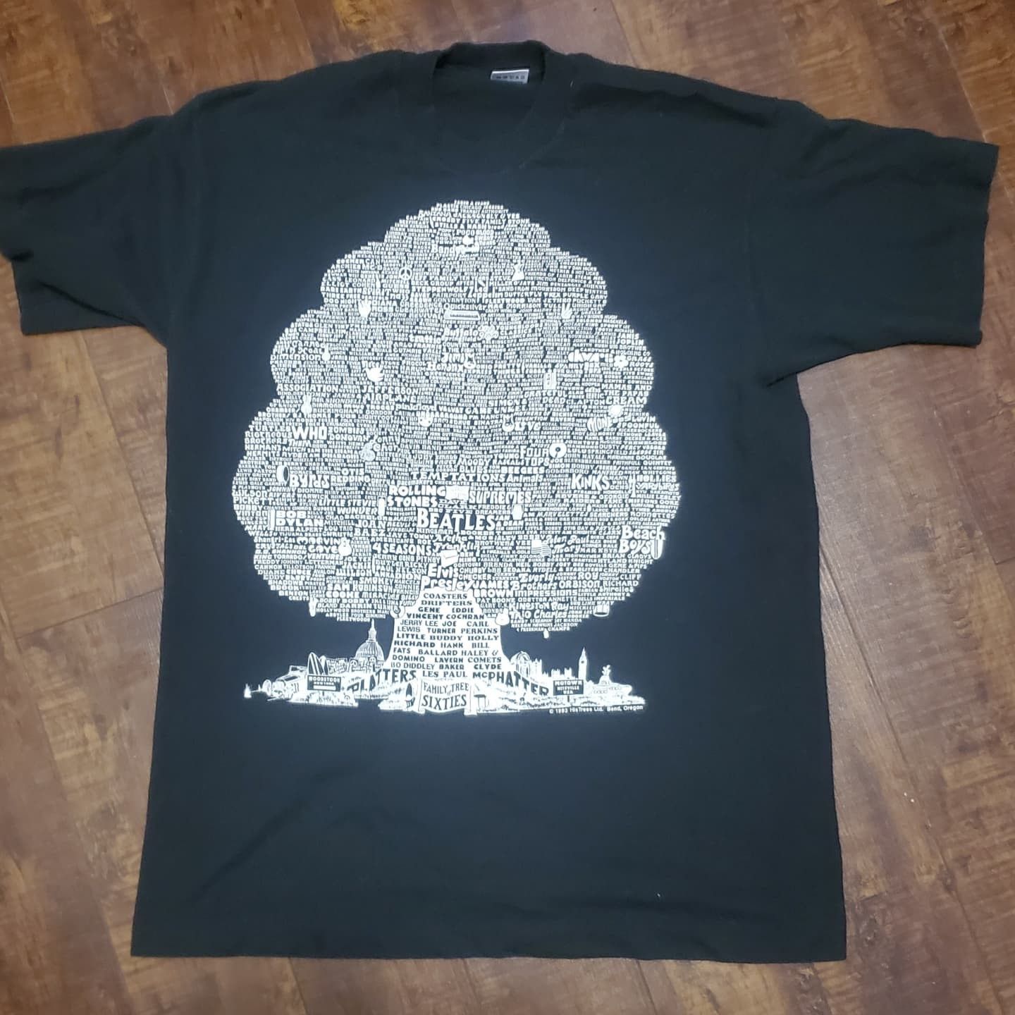 Vintage The Family Tree Of The 60s 1993 Shirt