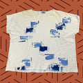 Vintage Vtg 80s 90s Cutoff Sleeveless White Paint Artists Shirt Usa Boxy Not French Hoodie, Sweatshirt | FlexRushtees.com