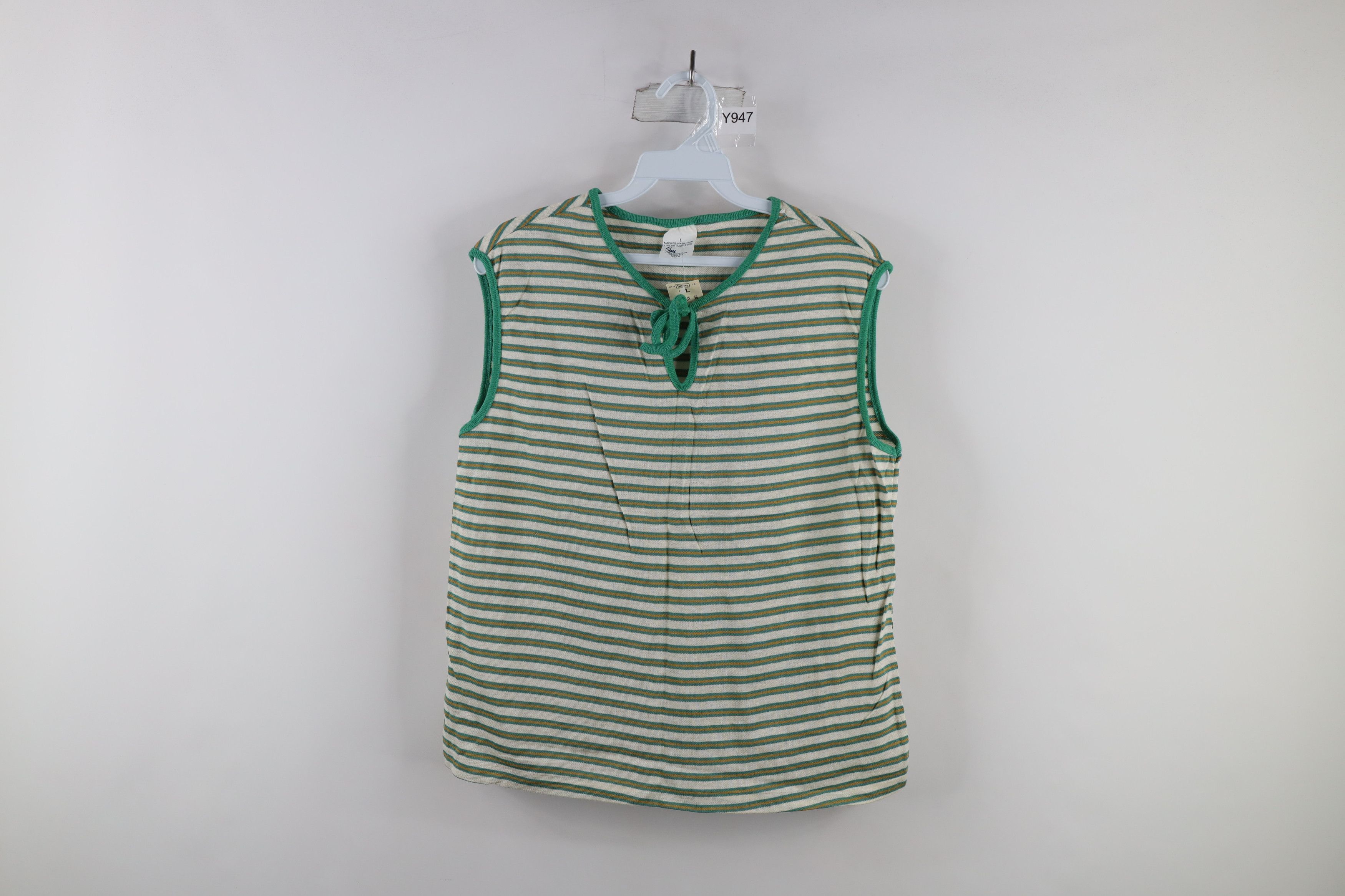 Deadstock Vintage 70s Streetwear Sleeveless T Shirt Usa