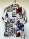 Vintage Archival Rt Shirt 90s Sun Trippy Summer Vibe