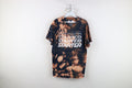 Vintage Starter Acid Wash Spell Out Short Sleeve T Shirt