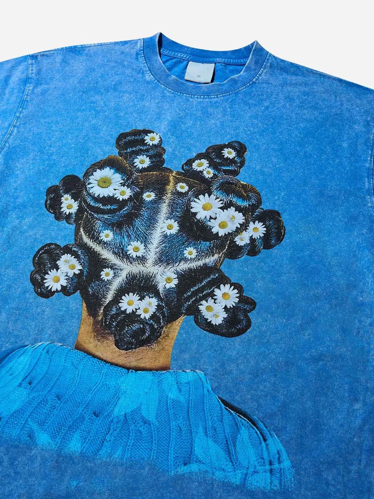 Vintage Bloom Summer Graphic Tee Hoodie, Sweatshirt | FlexRushtees.com