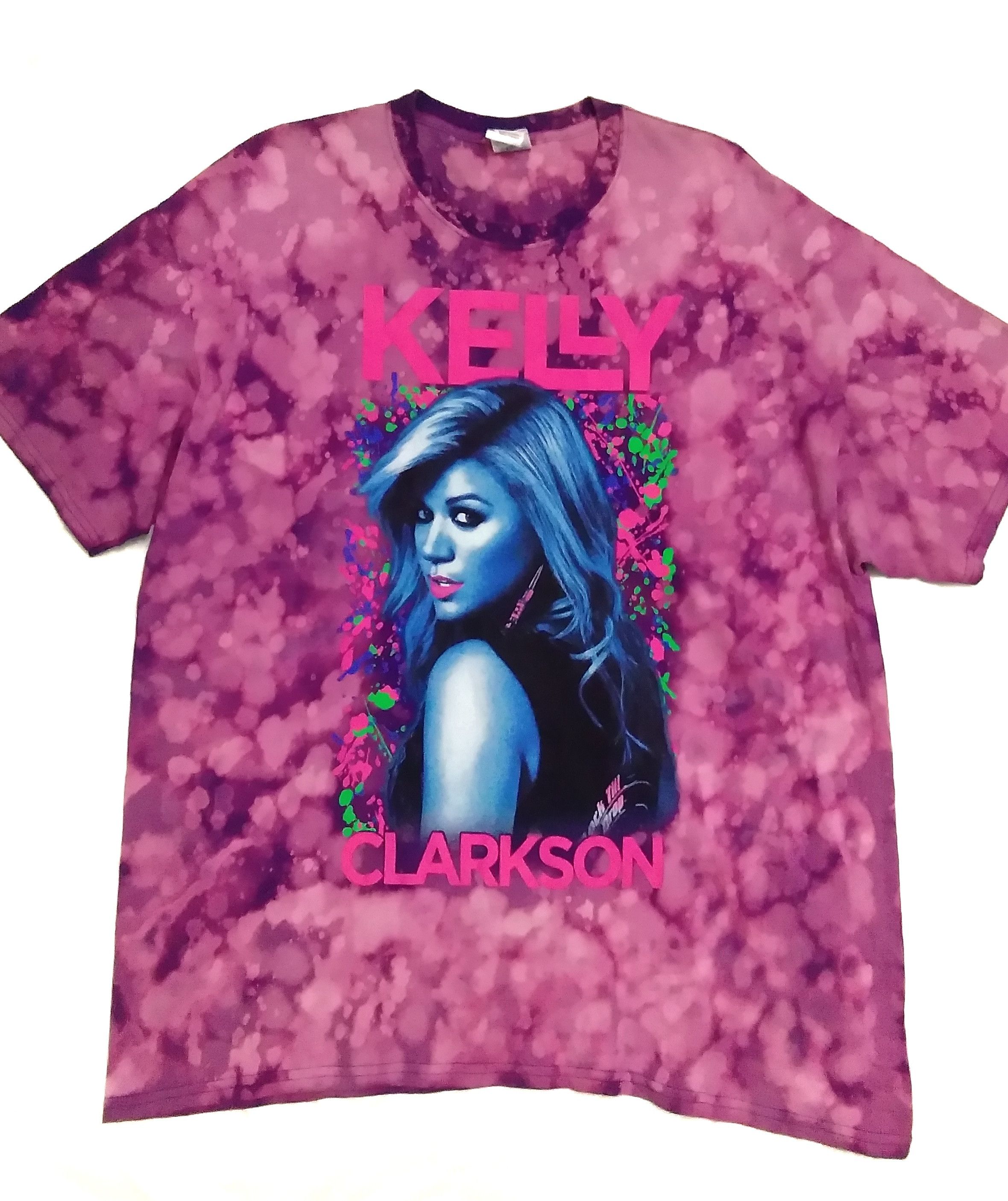 Other Kelly Clarkson Custom Bleached Oversized T Shirt Hoodie, Sweatshirt | FlexRushtees.com