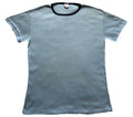 Vintage 60s 70s Cotton Poly Blend T Shirt Blue Size Xl