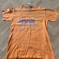 Fruit Of The Loom Vintage Fruit Of The Loom T Shirt Mens S Orange Sun Dawgs Crew Neck Short Sleeve H