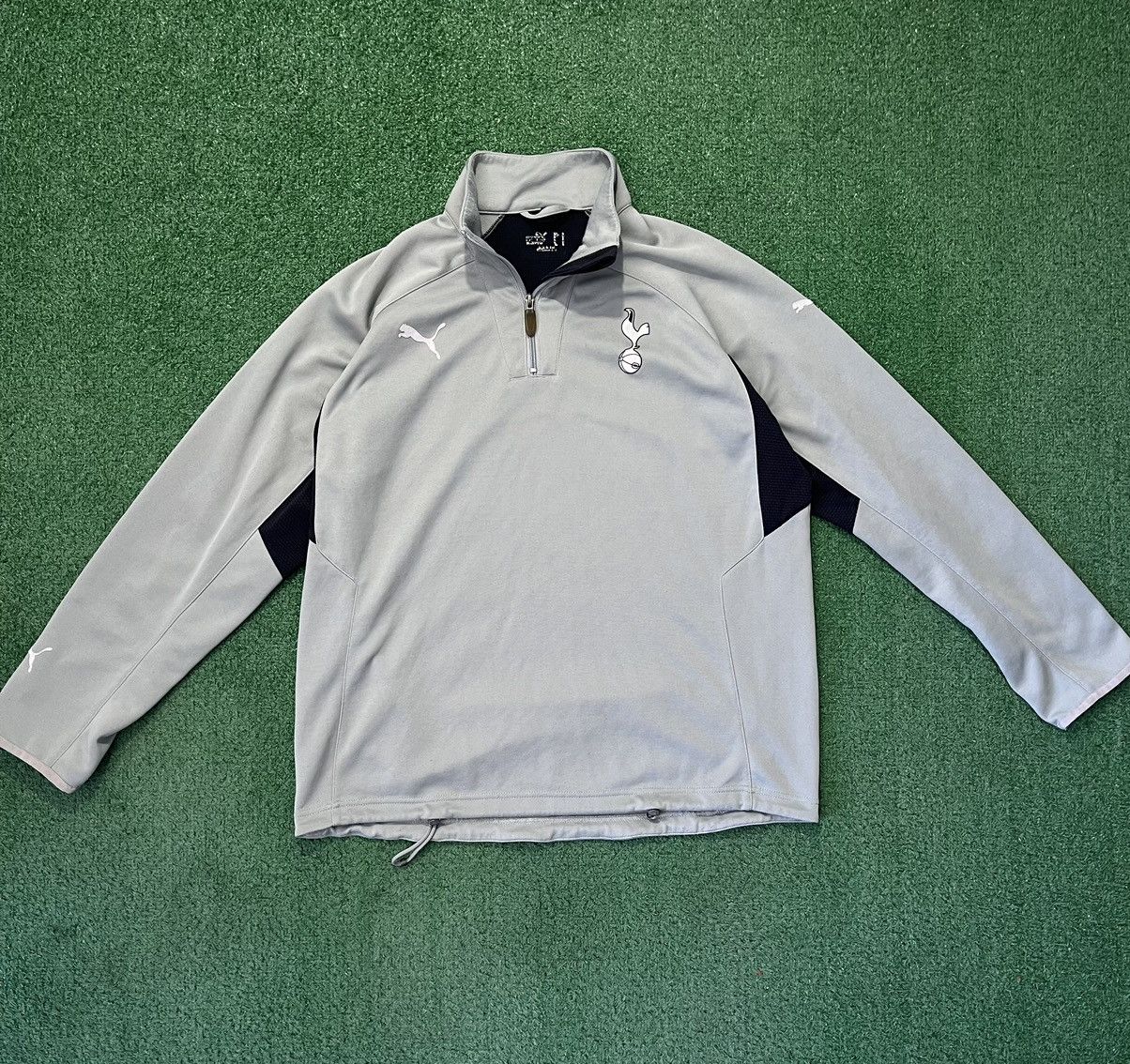 Vintage Tottenham Spurs Soccer Jersey Halfzip Sweatshirt