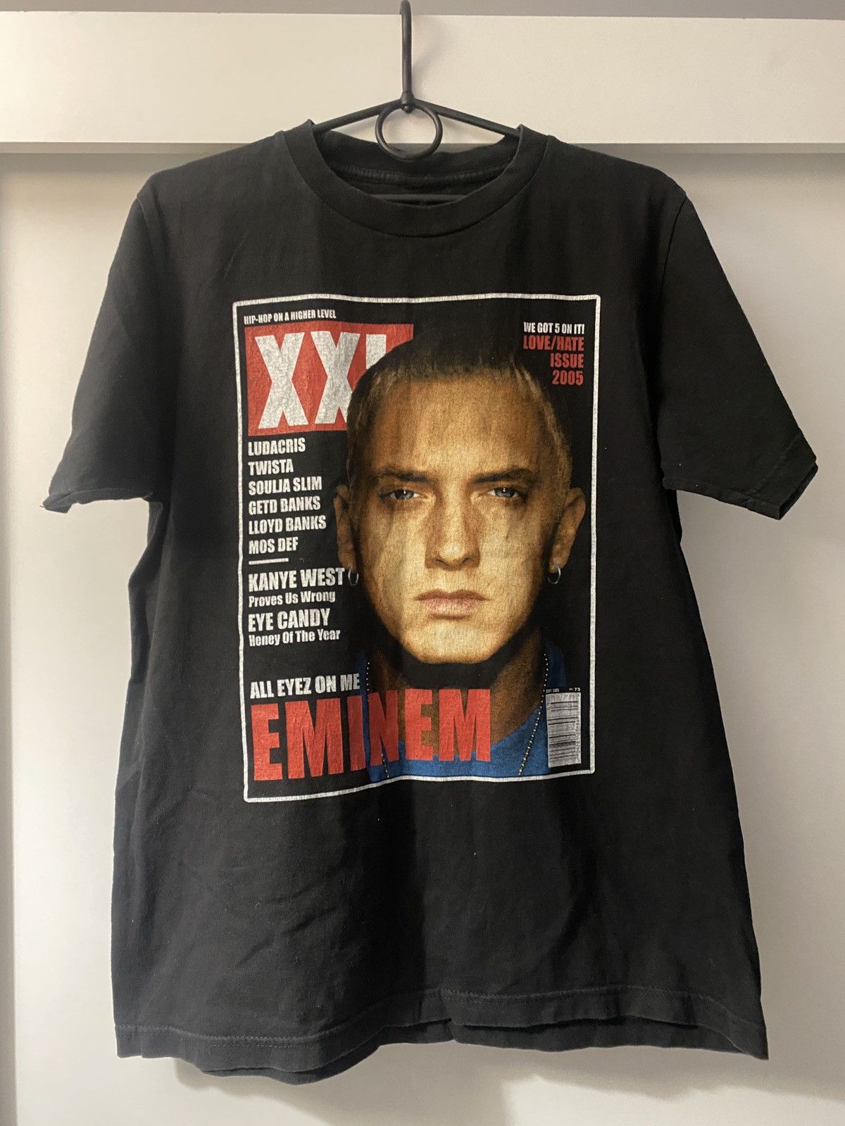 Eminem Magazine Newspaper Vintage Tee Y2k Hoodie, Sweatshirt | FlexRushtees.com
