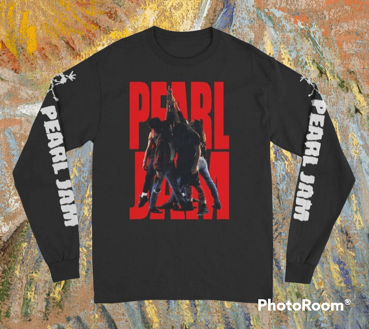 Band Tees Pearl Jam Long Sleeves Hoodie, Sweatshirt | AU16VibeMintTees.com