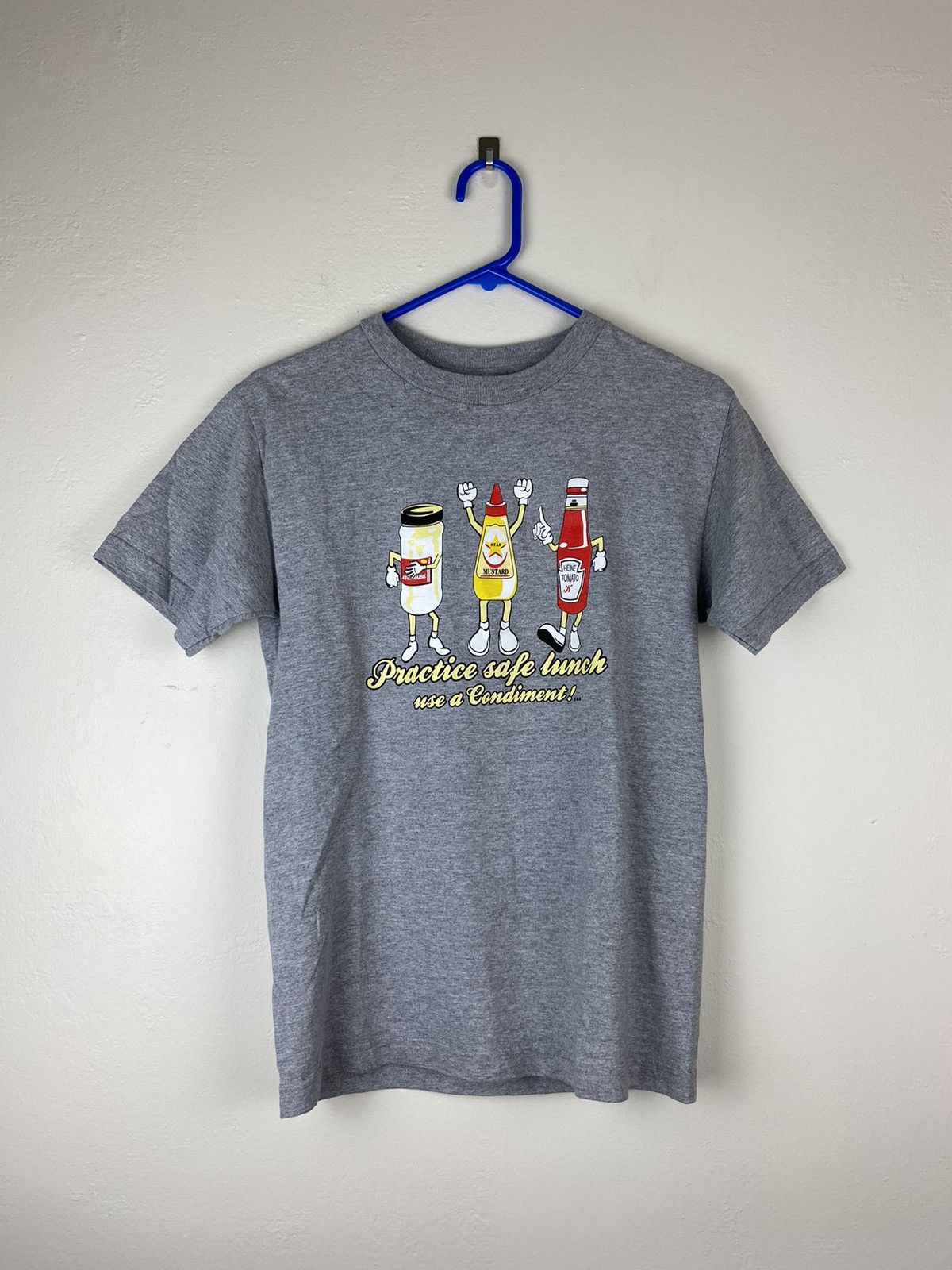 Vintage Practice Safe Lunch Use A Condiment Funny T Shirt Hoodie, Sweatshirt | FlexRushtees.com