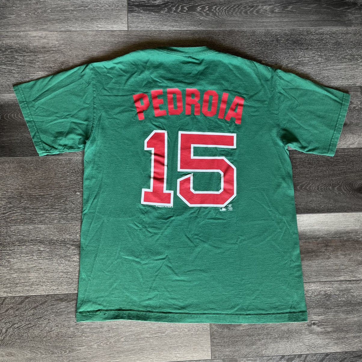 Mlb Vintage Boston Red Sox St Patrick S Day Dustin Pedroia Tee Hoodie, Sweatshirt | FlexRushtees.com