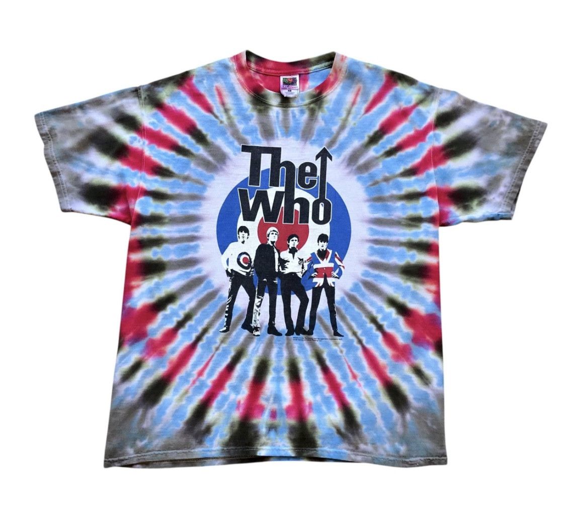 Fruit Of The Loom Vintage The Who Tie Dye Psychedelic Xl