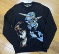 Gundam Wing Crewneck Knit Sweater Size Medium