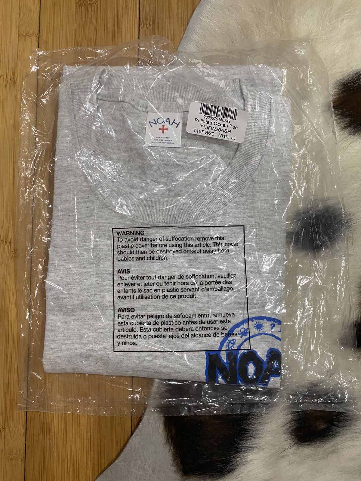 Noah Polluted Ocean Tee Ash