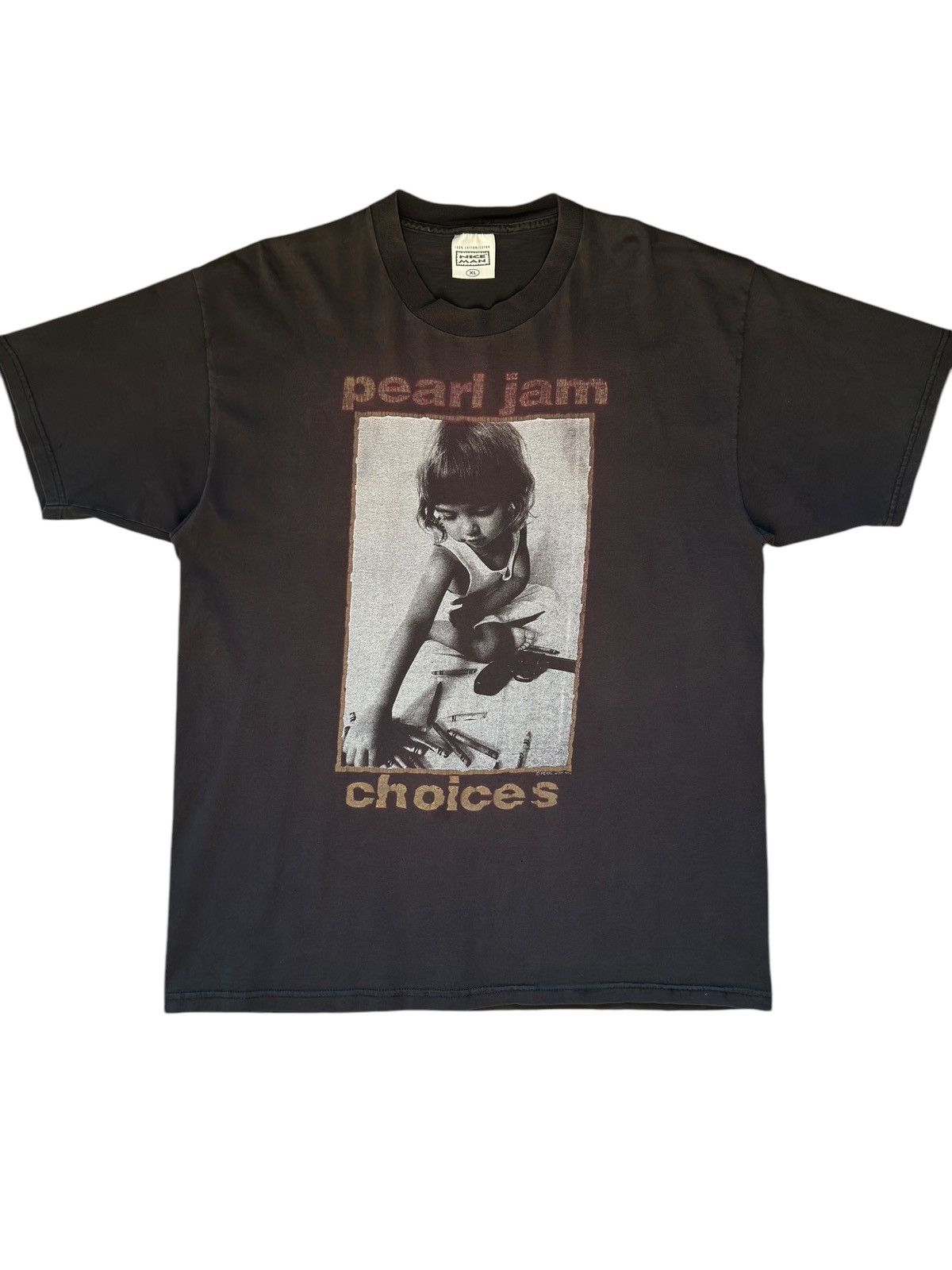 Rare Vintage 1992 Original Pearl Jam Choices Tee Shirt Hoodie, Sweatshirt | FlexRushtees.com