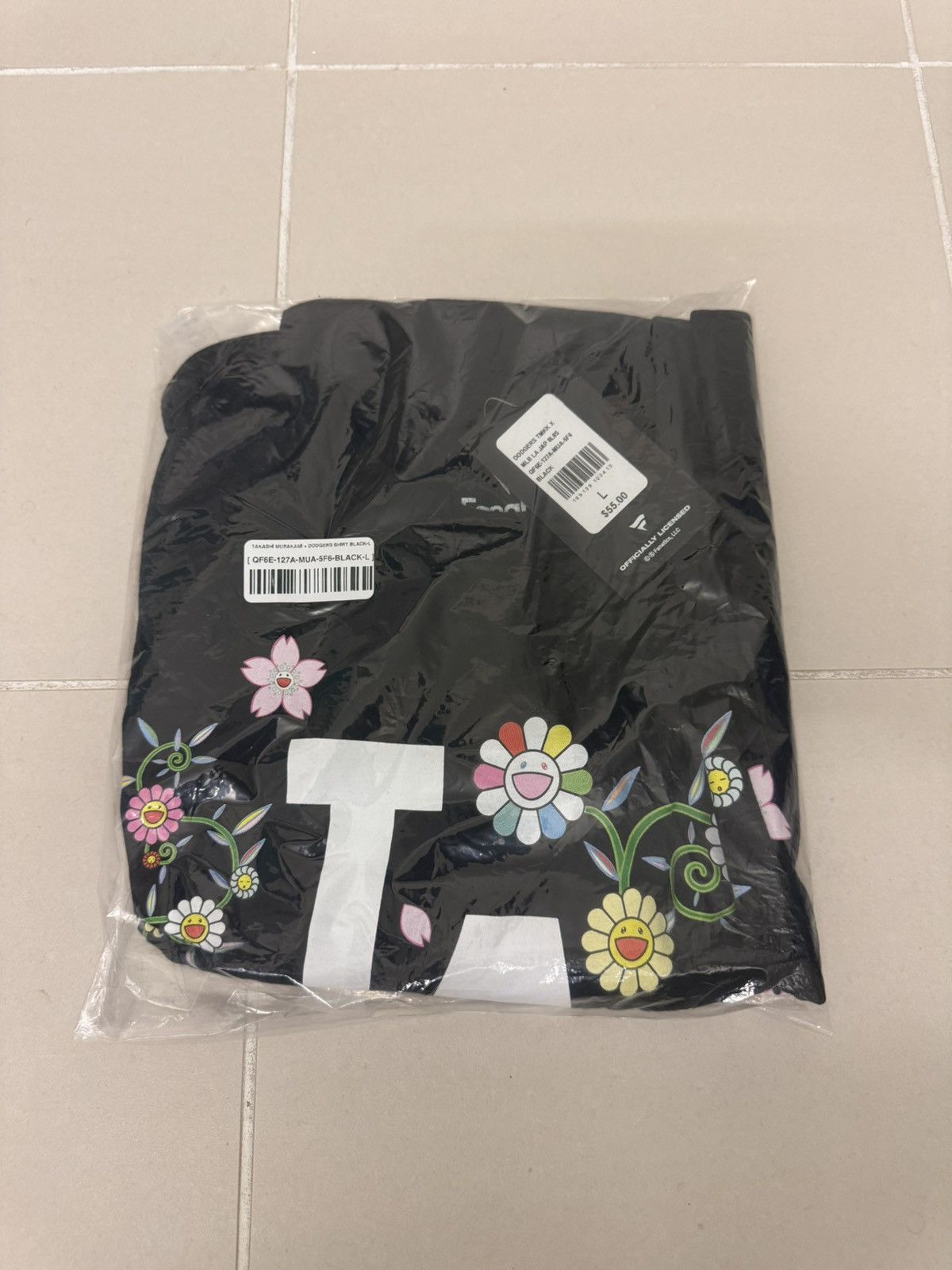 Takashi Murakami Dodgers Murakami Pullover Hoodie Fanatics Black Size Large