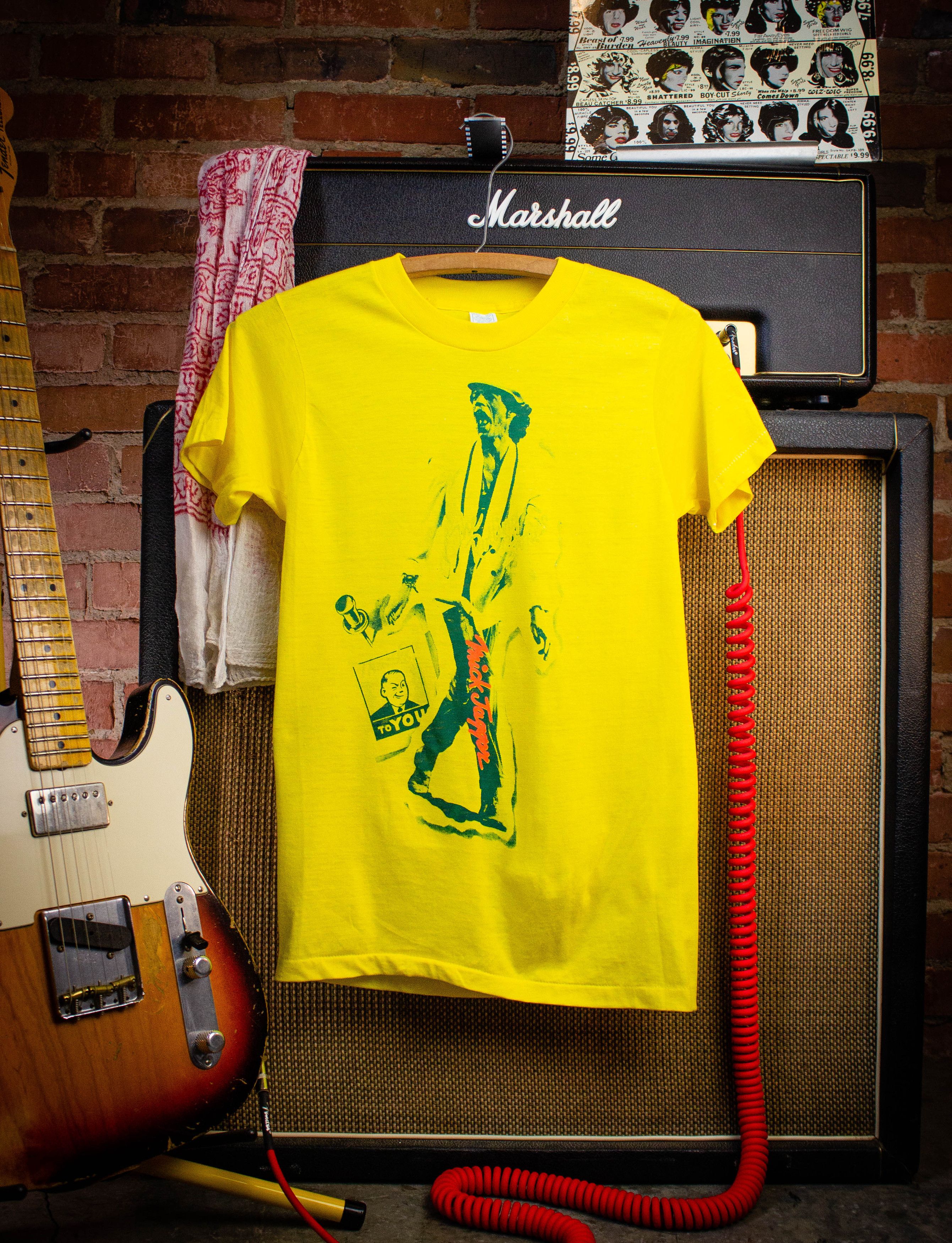 Vintage Mick Jagger Bootleg Concert T Shirt 70s
