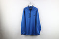 Callaway Golf Fleece Lined Half Zip Pullover Sweater Blue