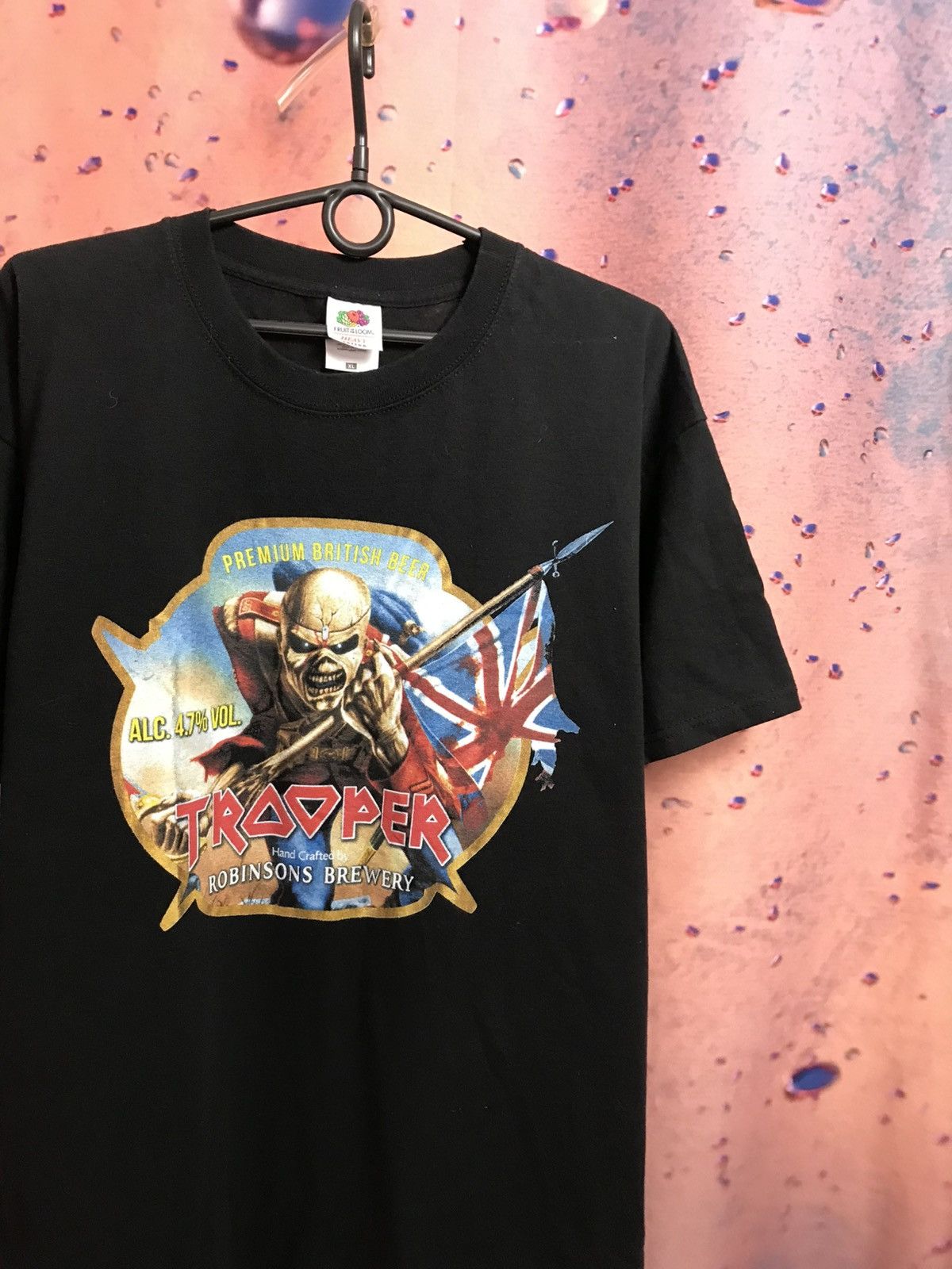 Maiden Iron Maiden Trooper Beer Band Tee Hoodie, Sweatshirt | FlexRushtees.com