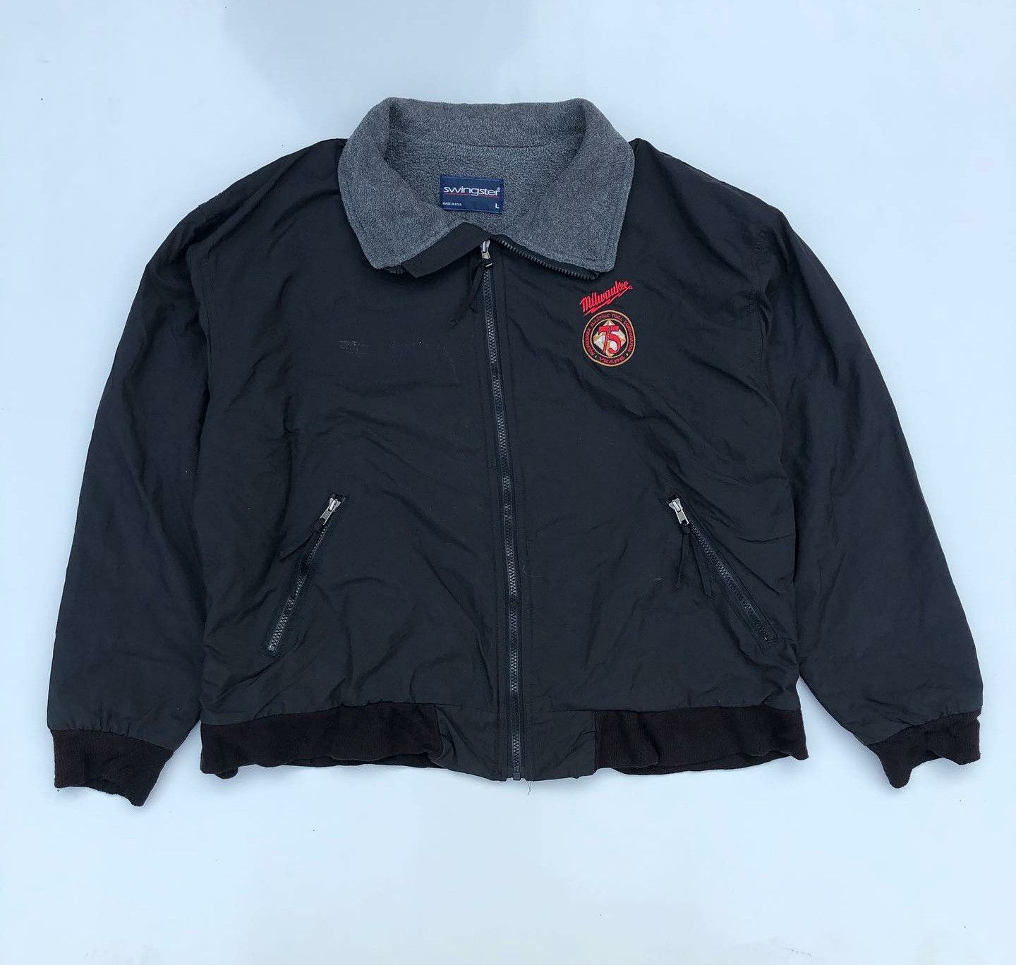 Vintage Swingster Milwaukee Tools Fleece Lining Bomber T-Shirts, Hoodie, Sweatshirt | FlexRushtees.com