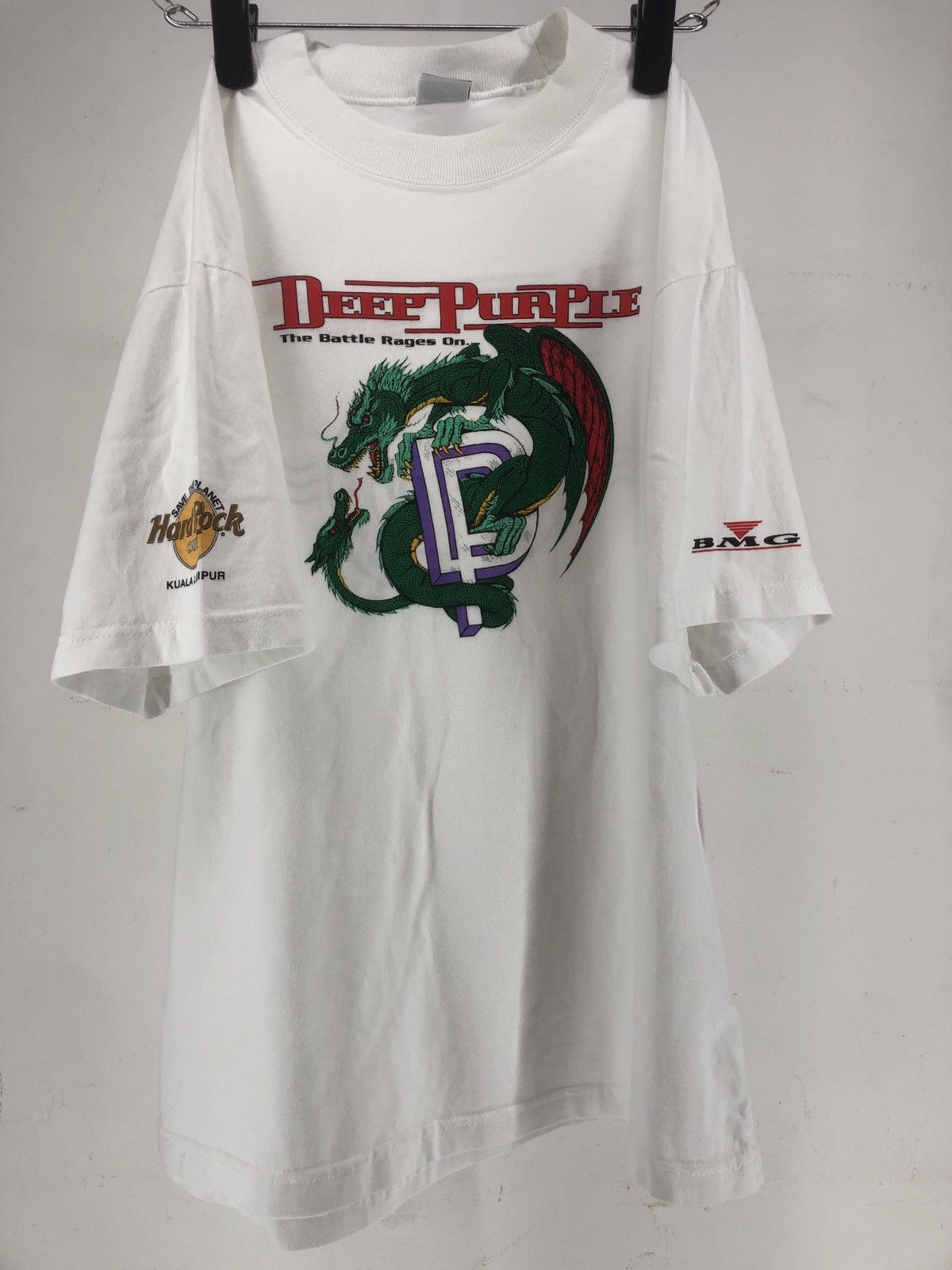 Rare Vintage Promo Tee Deep Purple Hard Rock Bmg Shirt Hoodie, Sweatshirt | FlexRushtees.com