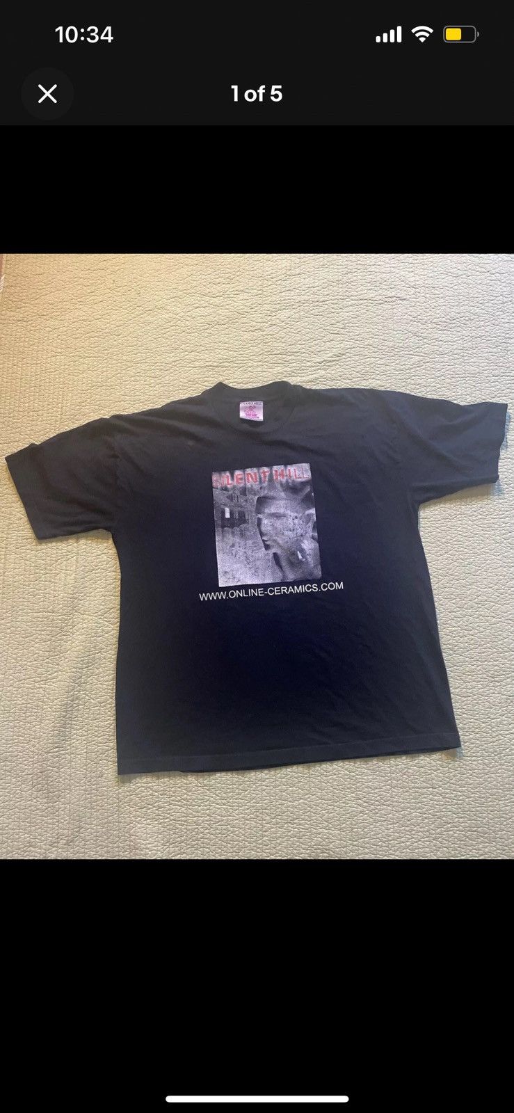 Online Ceramics Xl Silent Hill 2 Online Ceramics Black Welcome Tee T Shirt