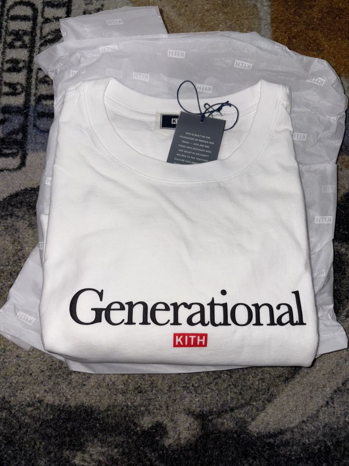 Kith Generational Quote Tee White Hoodie, Sweatshirt | FlexRushtees.com