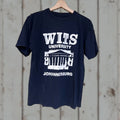 Vintage Wits University Blue Medium T Shirt Short Sleeve Shirt Mens Adult Medium Blue Univer Hoodie, Sweatshirt