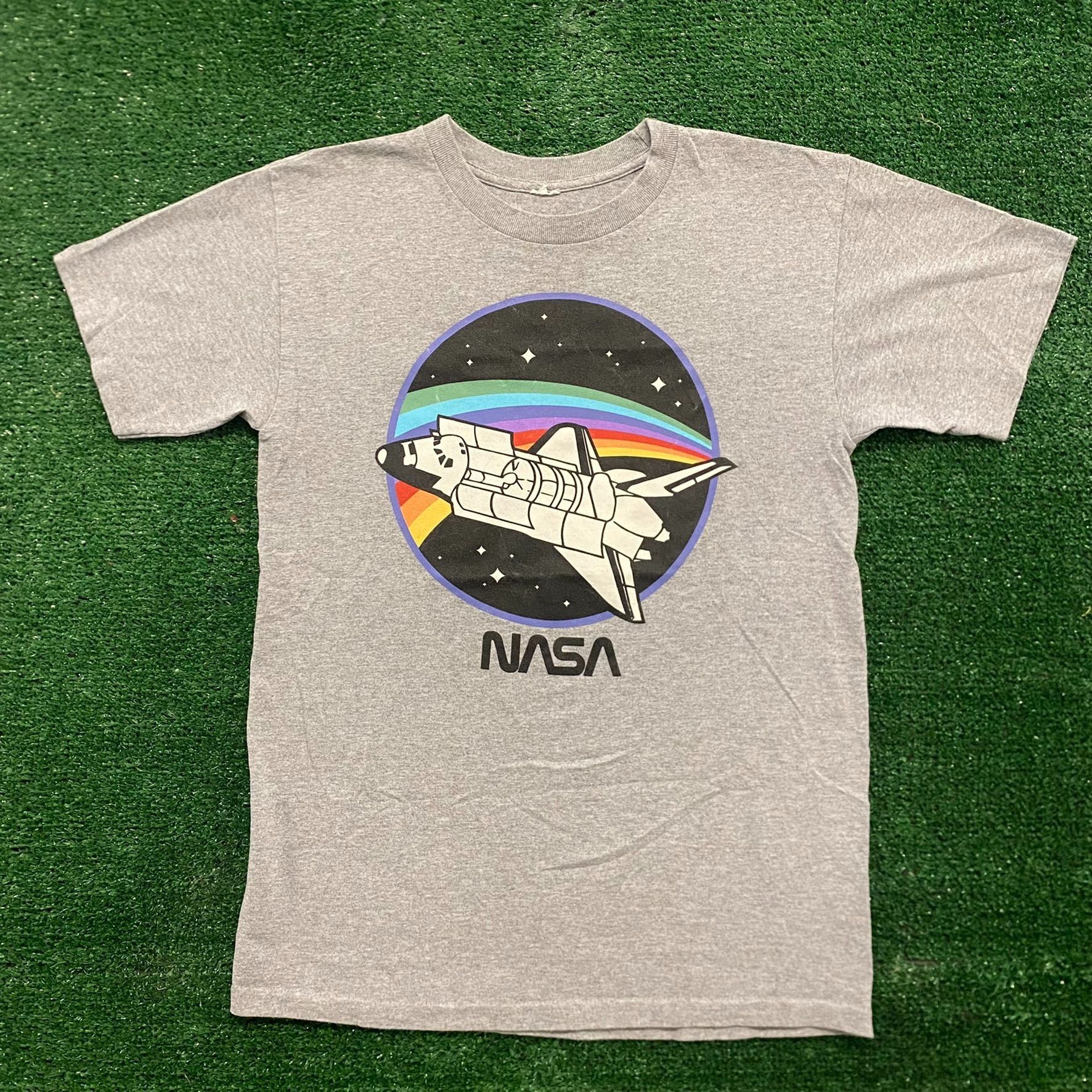 Vintage Nasa Space Shuttle Rocket Vintage Retro Science T Shirt