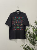 Hanes Vintage 90s Tropical Beach Graphic Tee Crabs Palm Trees Xl