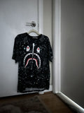 Bape Space Camo Shark Tee Glow In The Dark