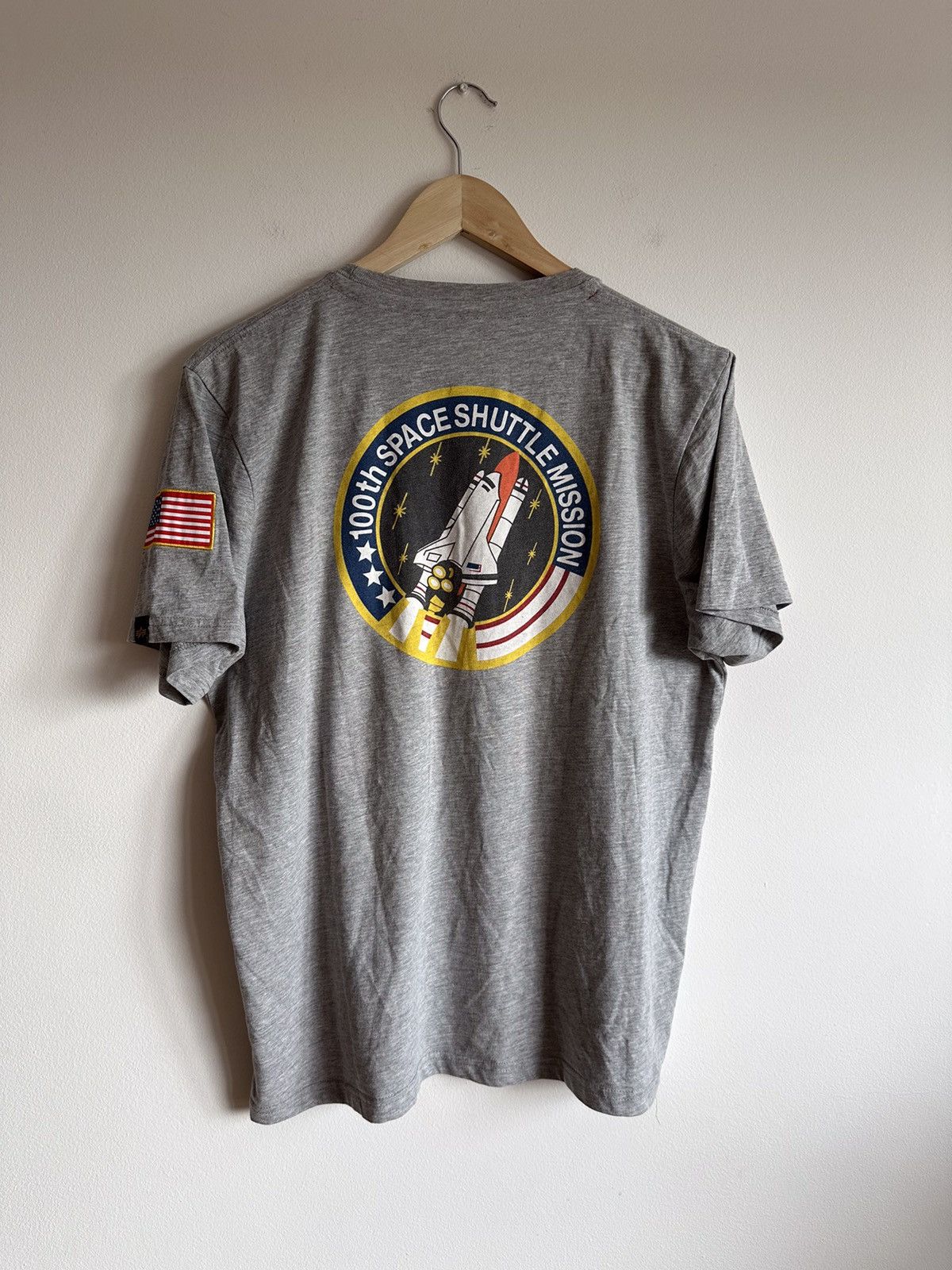 Alpha Industries Nasa 100th Space Shuttle Mission T Shirt