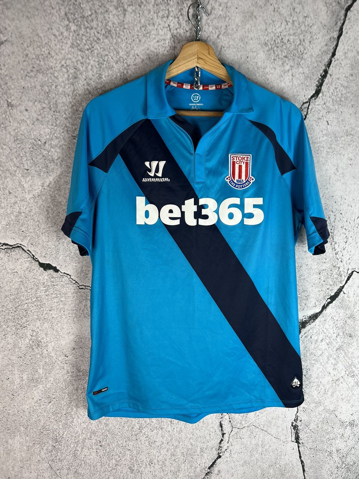 Warrior 2014 2015 Stoke City Away Soccer Jersey Warrior England
